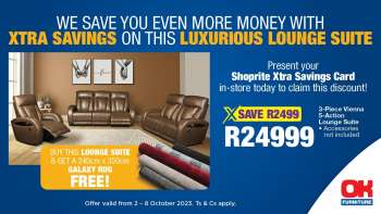 OK Furniture catalogue  - 02/10/2023 - 08/10/2023.