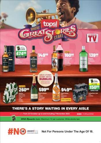 TOPS at SPAR catalogue  - 02/10/2023 - 08/10/2023.