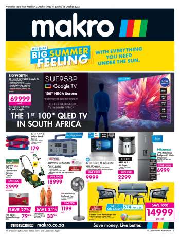 Makro catalogue  - 02/10/2023 - 15/10/2023.