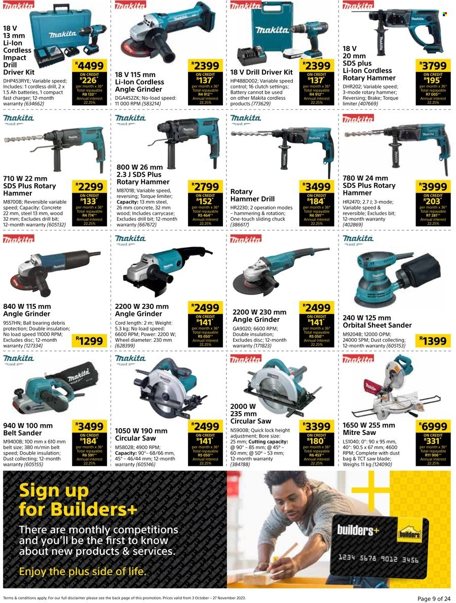 Builders specials - 03/10/2023 - 27/11/2023. Page 9