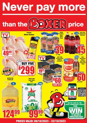 Boxer catalogue  - 09/10/2023 - 22/10/2023.