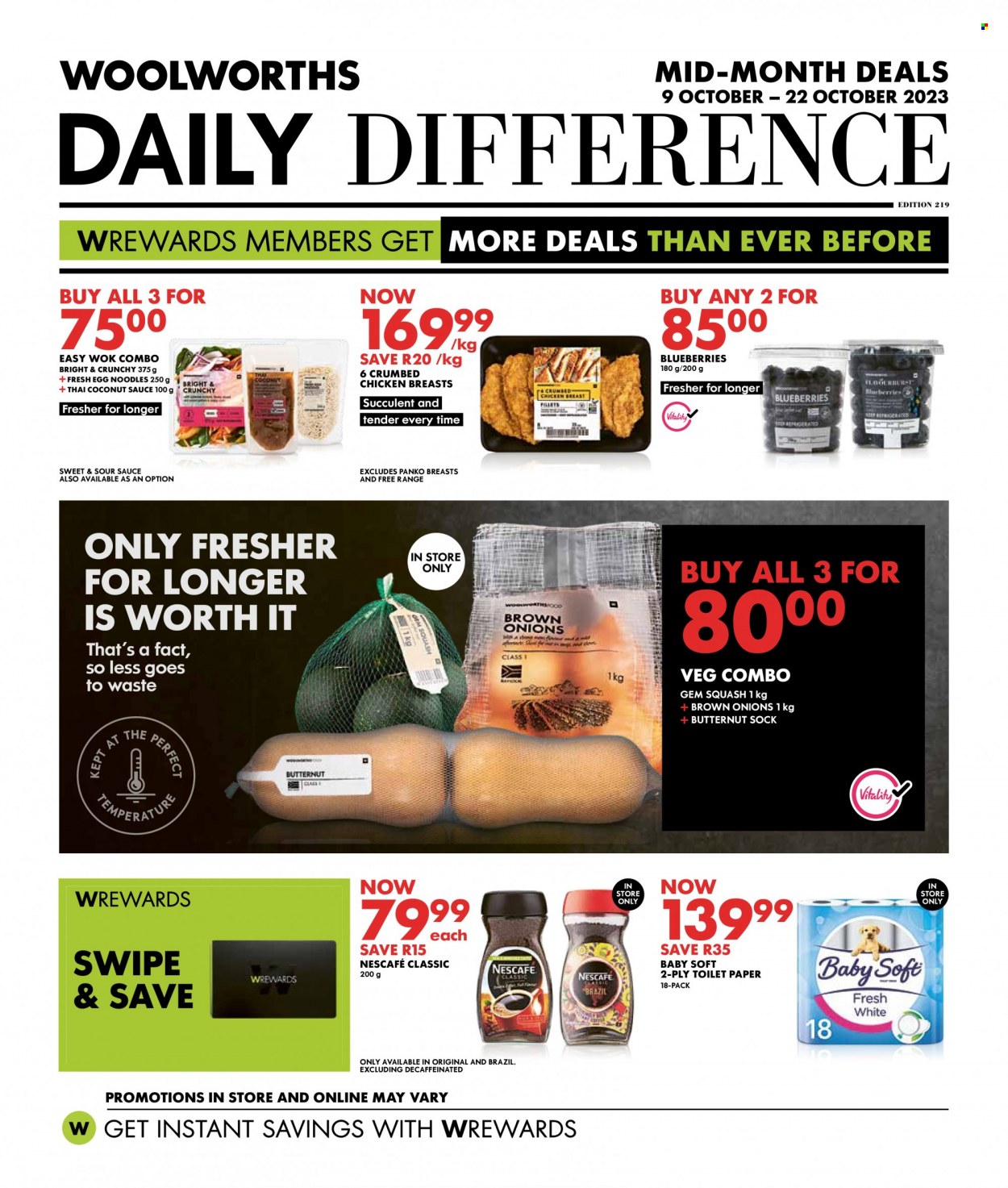 Woolworths specials - 09/10/2023 - 22/10/2023. Page 1