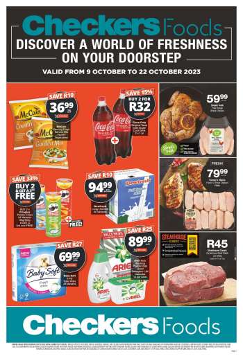 Checkers catalogue  - 09/10/2023 - 22/10/2023.