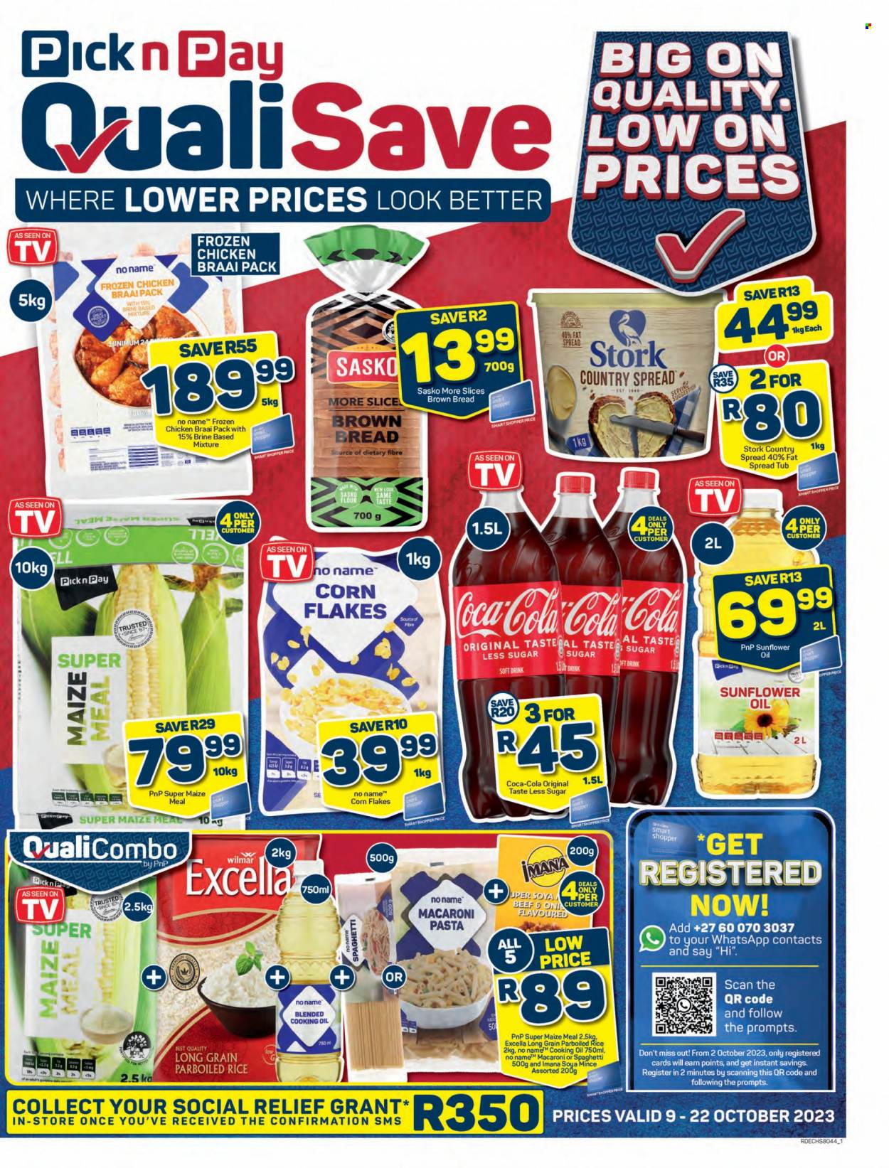 Pick n Pay QualiSave specials - 09/10/2023 - 22/10/2023. Page 1