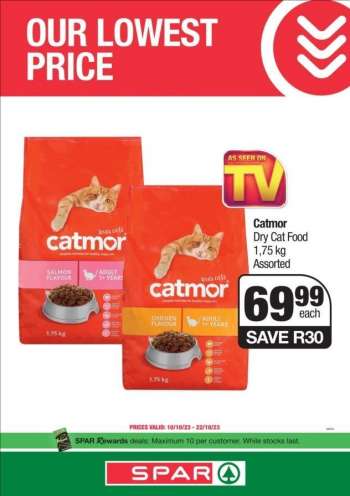 SPAR catalogue  - 10/10/2023 - 22/10/2023.