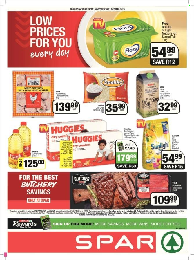 SPAR specials - 10/10/2023 - 22/10/2023. Page 1
