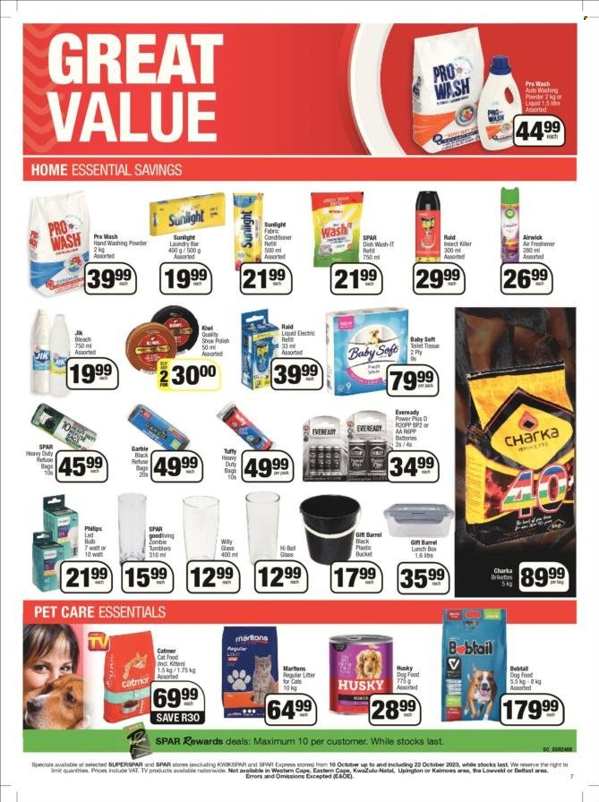 SPAR specials - 10/10/2023 - 22/10/2023. Page 7