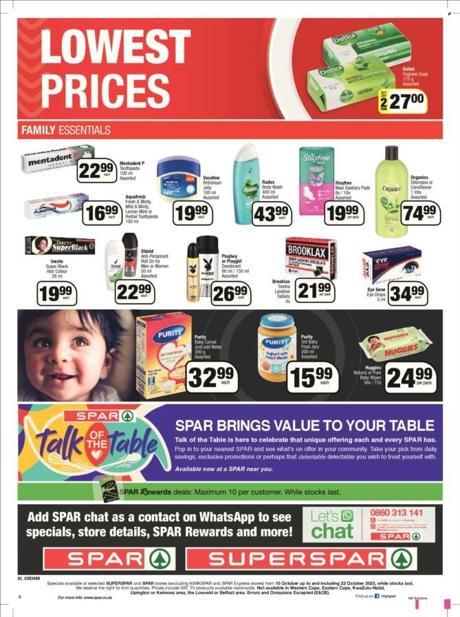 SPAR specials - 10/10/2023 - 22/10/2023. Page 8