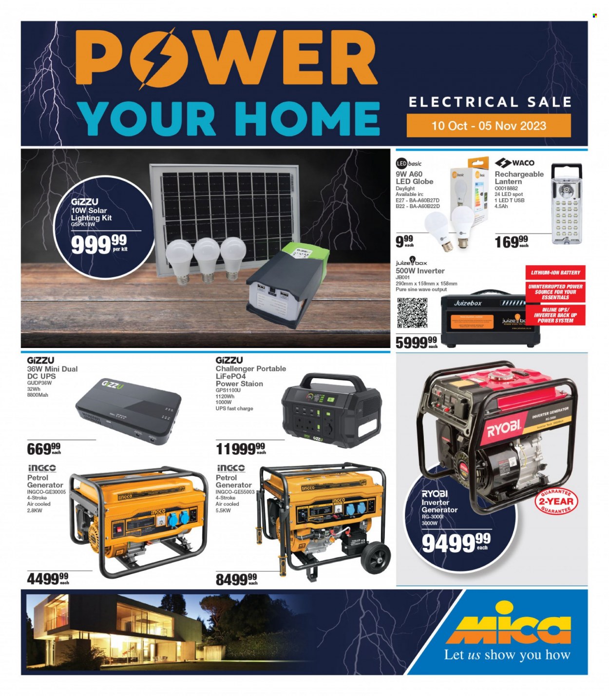 Mica specials - 10/10/2023 - 05/11/2023. Page 1