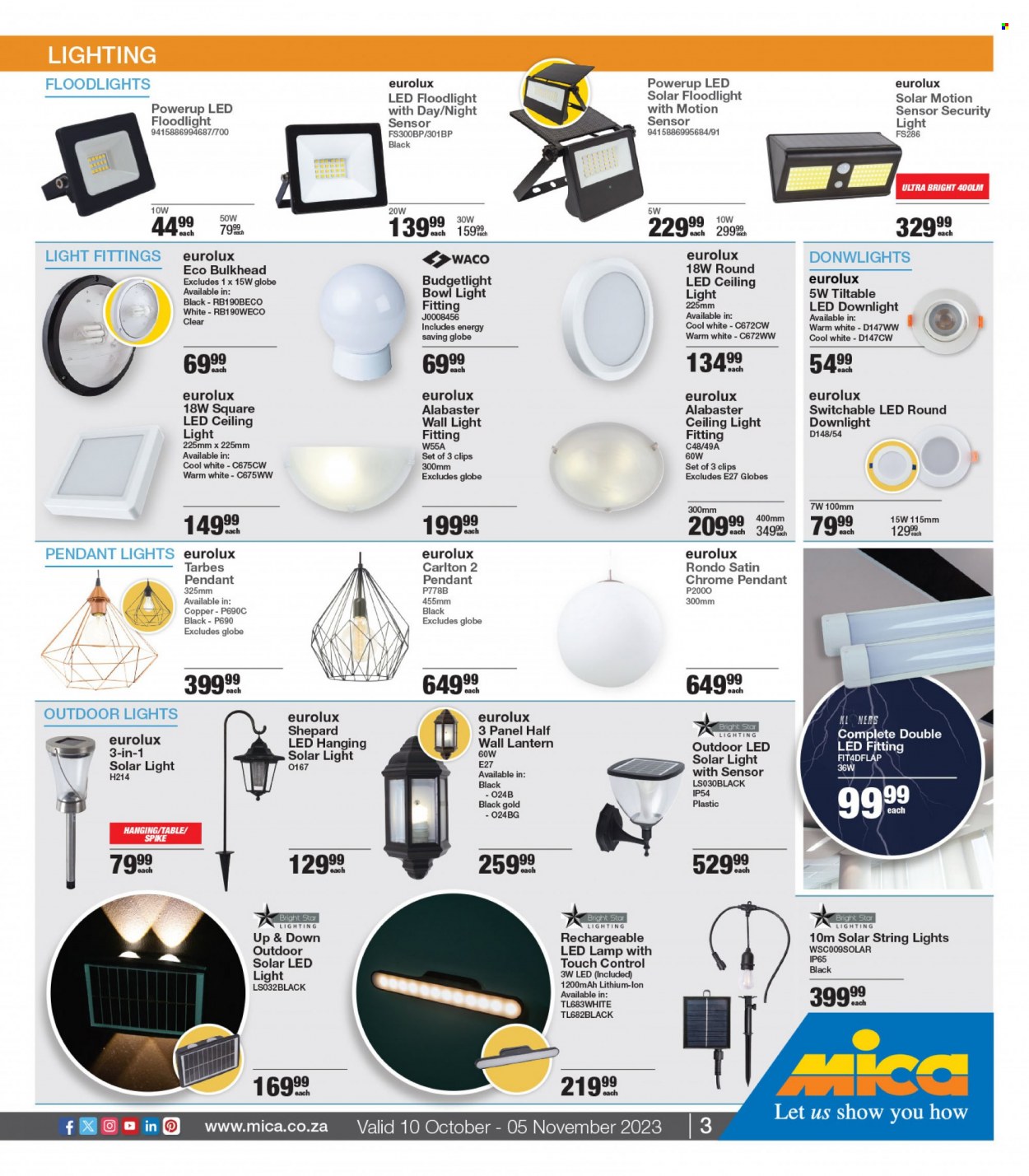 Mica specials - 10/10/2023 - 05/11/2023. Page 3