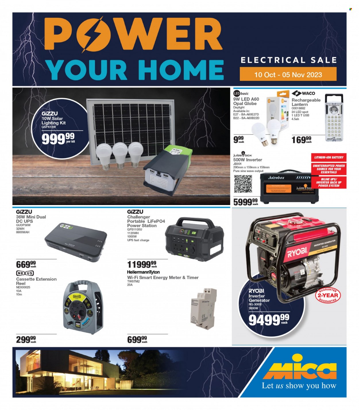 Mica specials - 10/10/2023 - 05/11/2023. Page 1