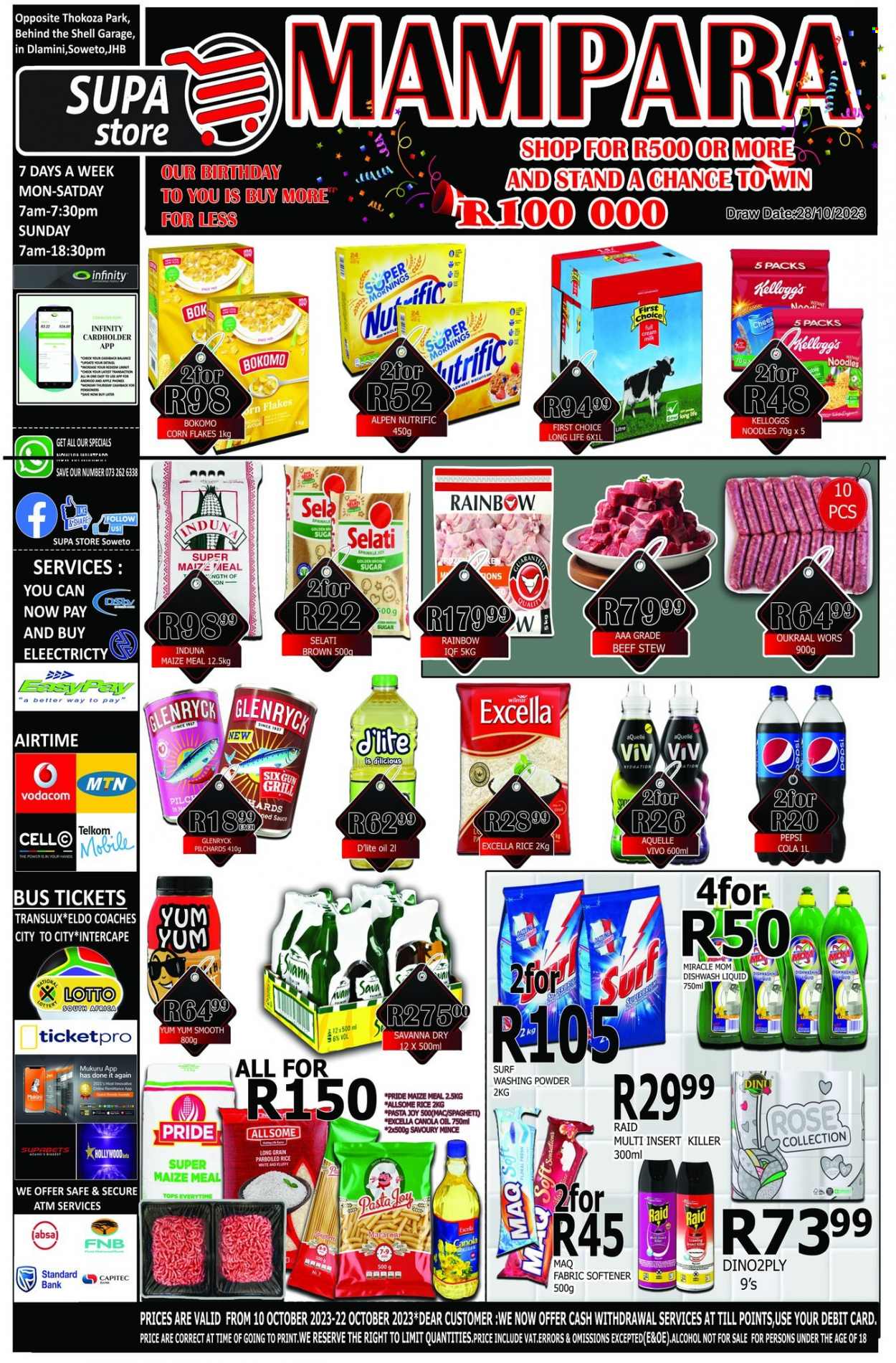 Supa Store specials - 10/10/2023 - 22/10/2023. Page 1