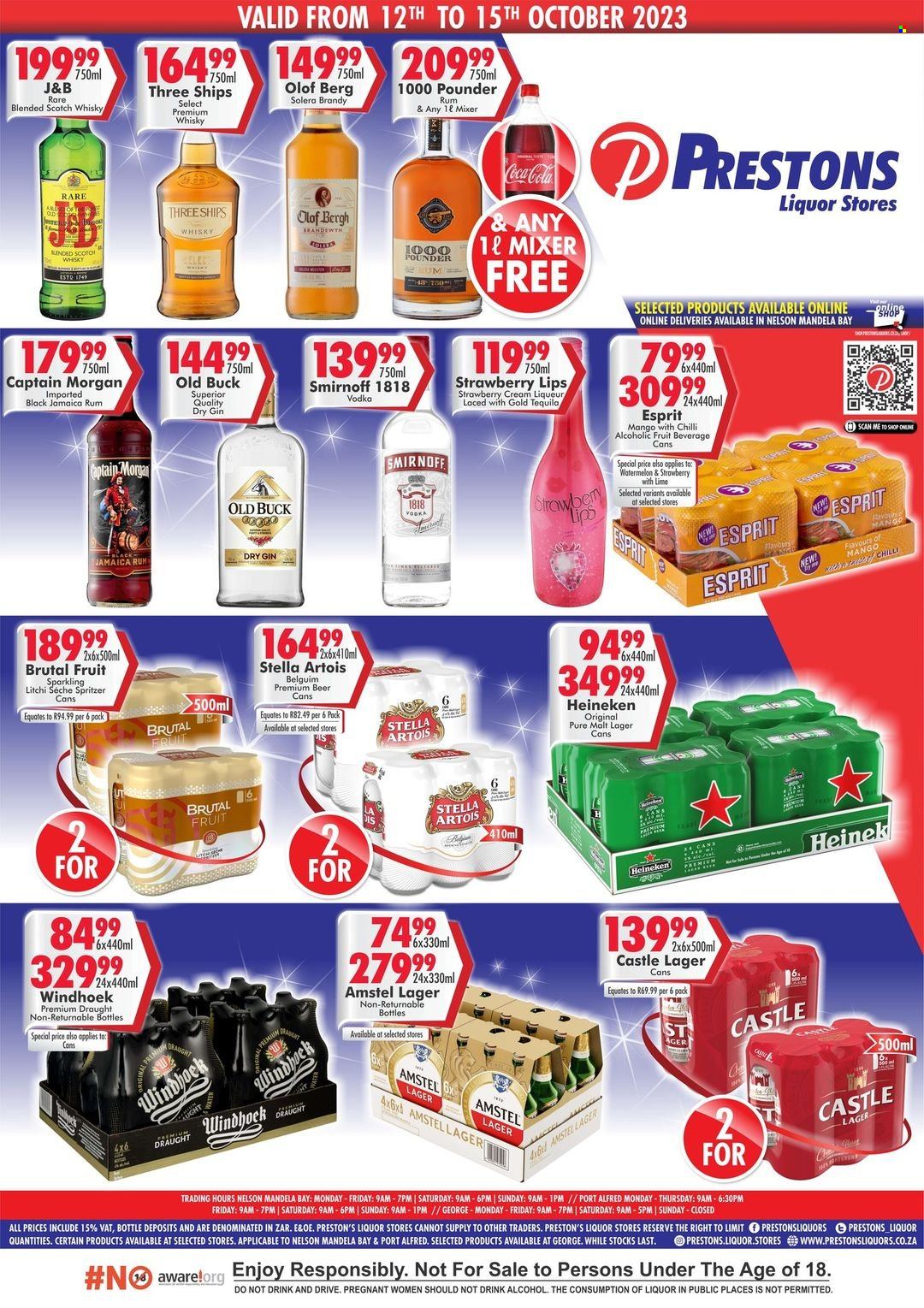 Prestons Liquor Stores specials - 12/10/2023 - 15/10/2023. Page 1