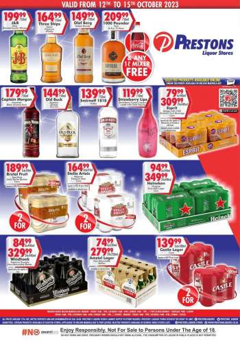 Prestons Liquor Stores catalogue  - 12/10/2023 - 15/10/2023.
