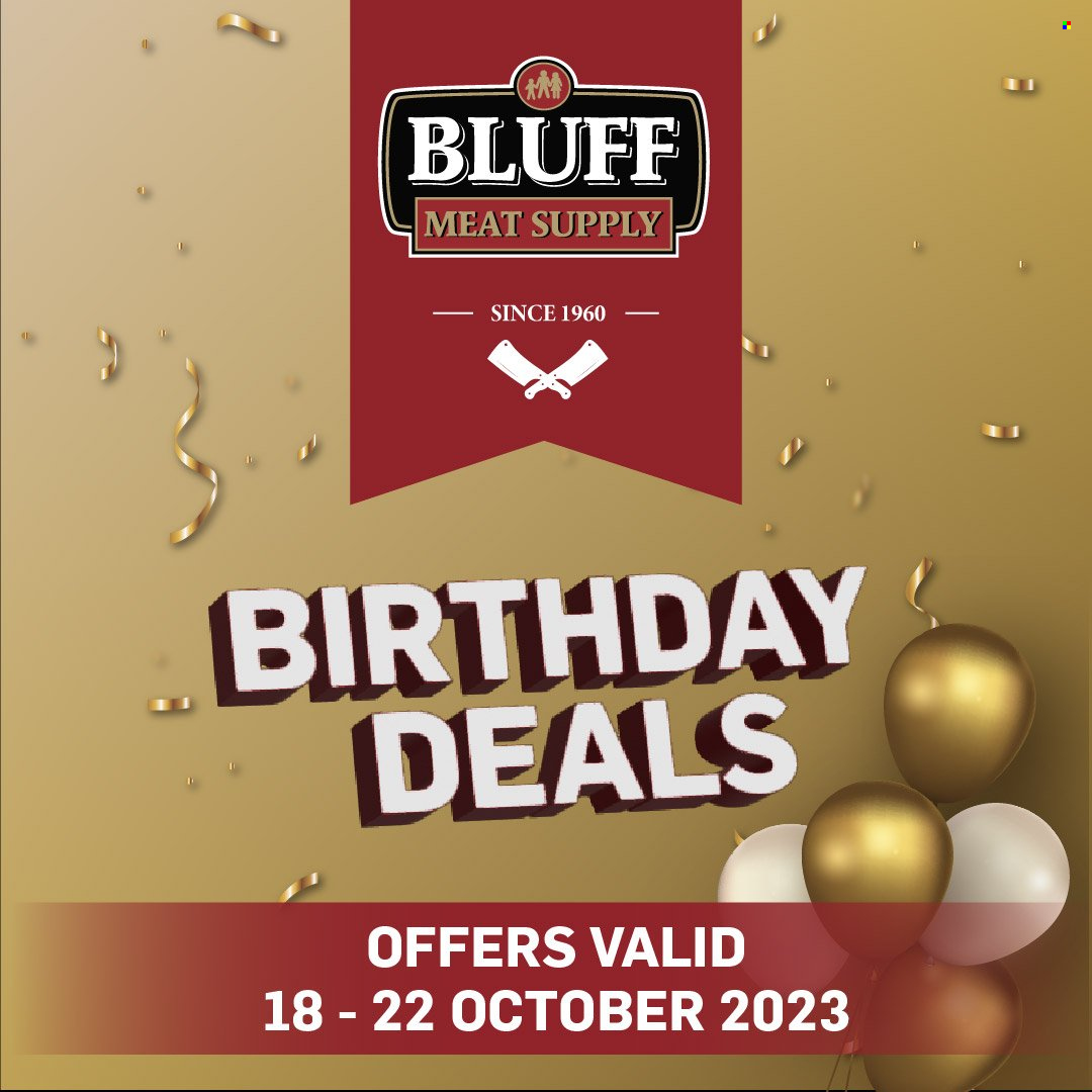 Bluff Meat Supply specials - 18/10/2023 - 22/10/2023. Page 1