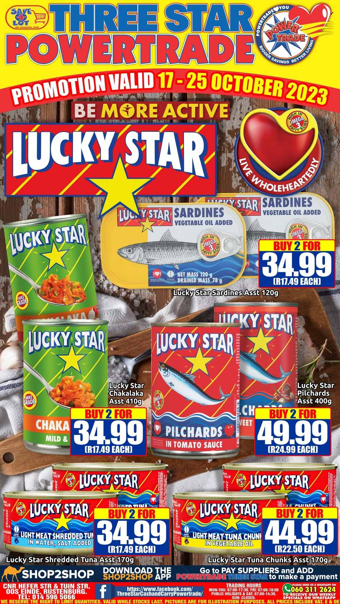 Three Star Cash and Carry specials - 17/10/2023 - 25/10/2023. Page 1