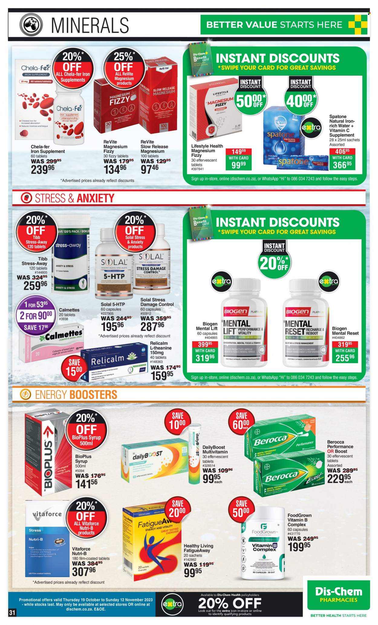 Dis-Chem specials - 19/10/2023 - 12/11/2023. Page 31