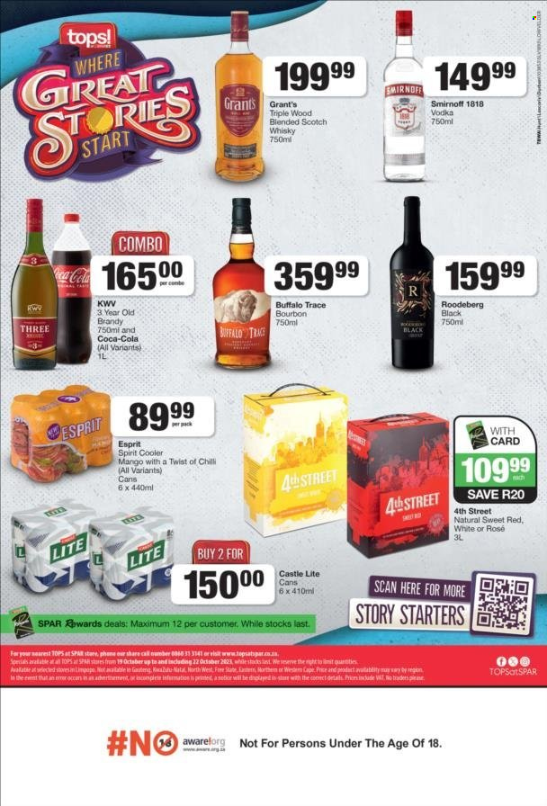 TOPS at SPAR specials - 19/10/2023 - 22/10/2023. Page 1