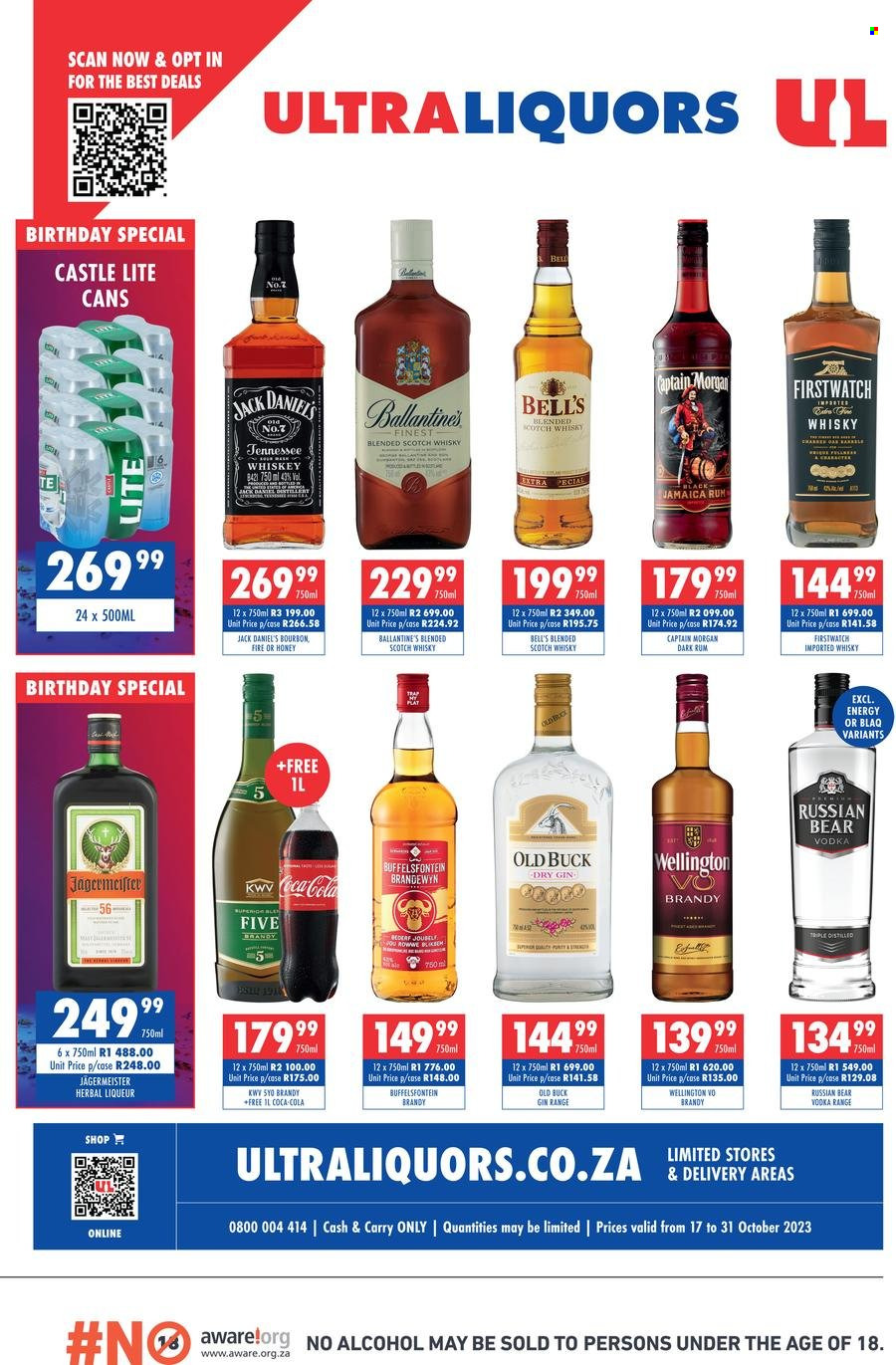 Ultra Liquors specials - 17/10/2023 - 31/10/2023. Page 1