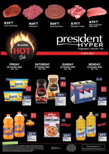 President Hyper catalogue  - 20/10/2023 - 23/10/2023.