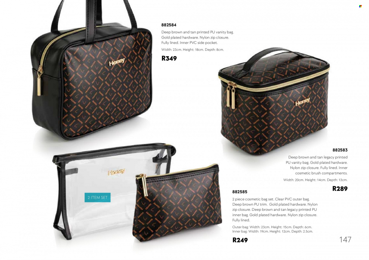Honey specials. Page 149
