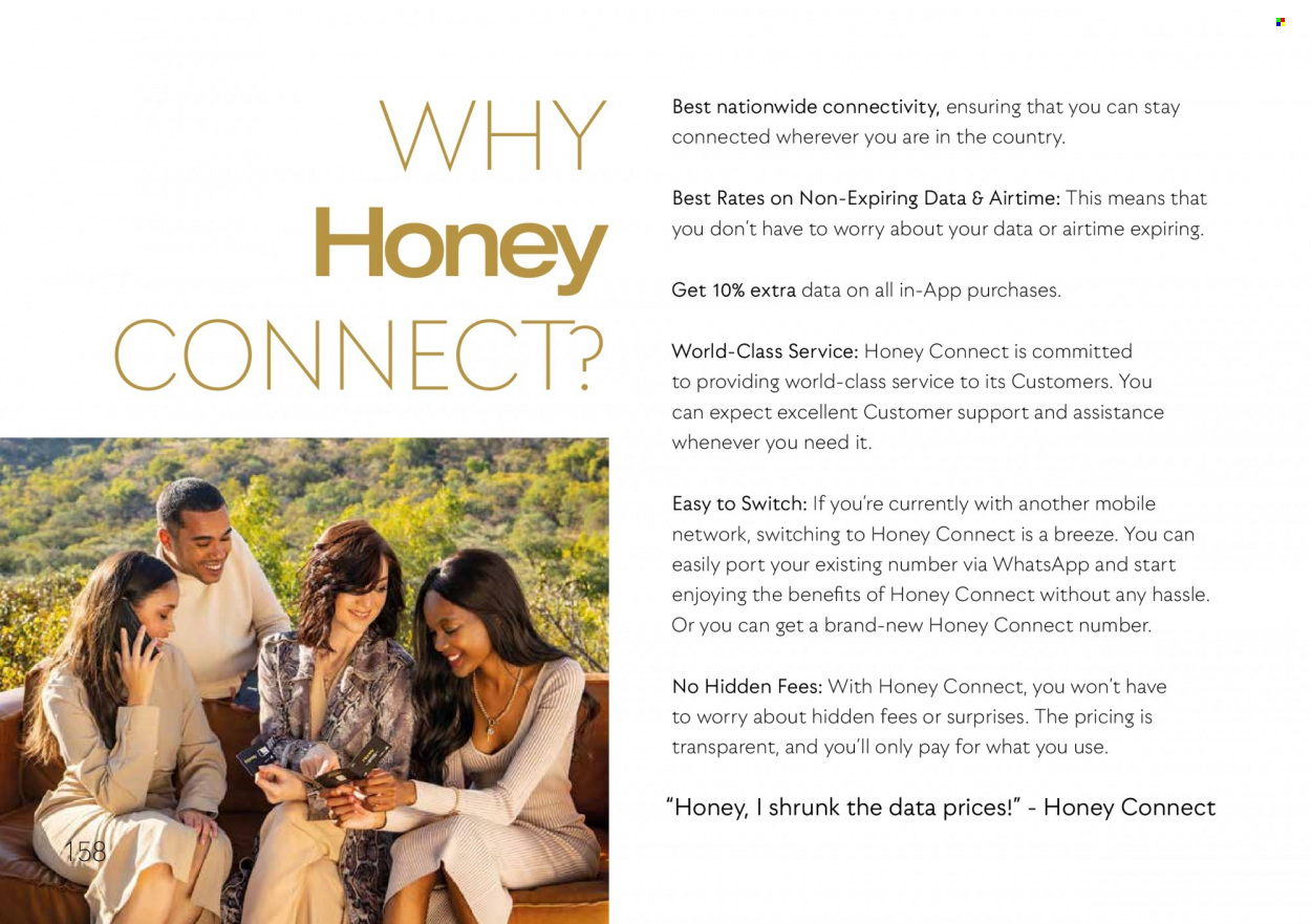 Honey specials. Page 160