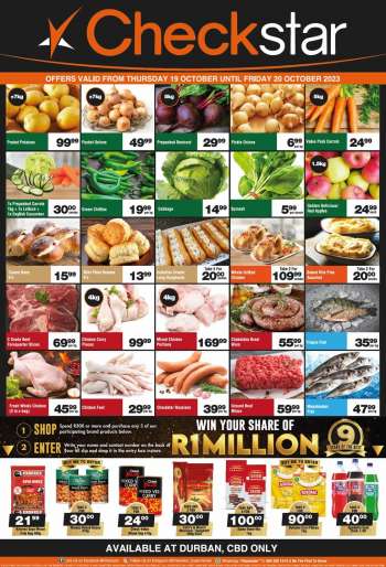 Checkstar catalogue  - 19/10/2023 - 20/10/2023.