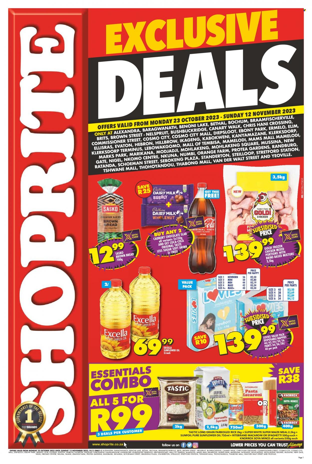Shoprite specials - 23/10/2023 - 12/11/2023. Page 1
