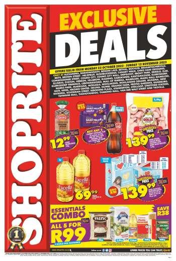Shoprite catalogue  - 23/10/2023 - 12/11/2023.