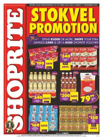 Shoprite catalogue  - 23/10/2023 - 17/12/2023.