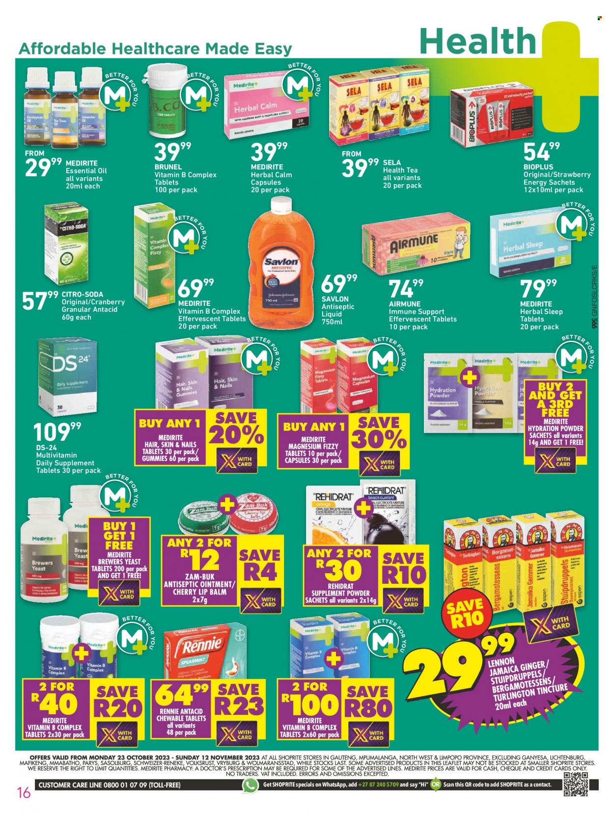Shoprite specials - 23/10/2023 - 12/11/2023. Page 16