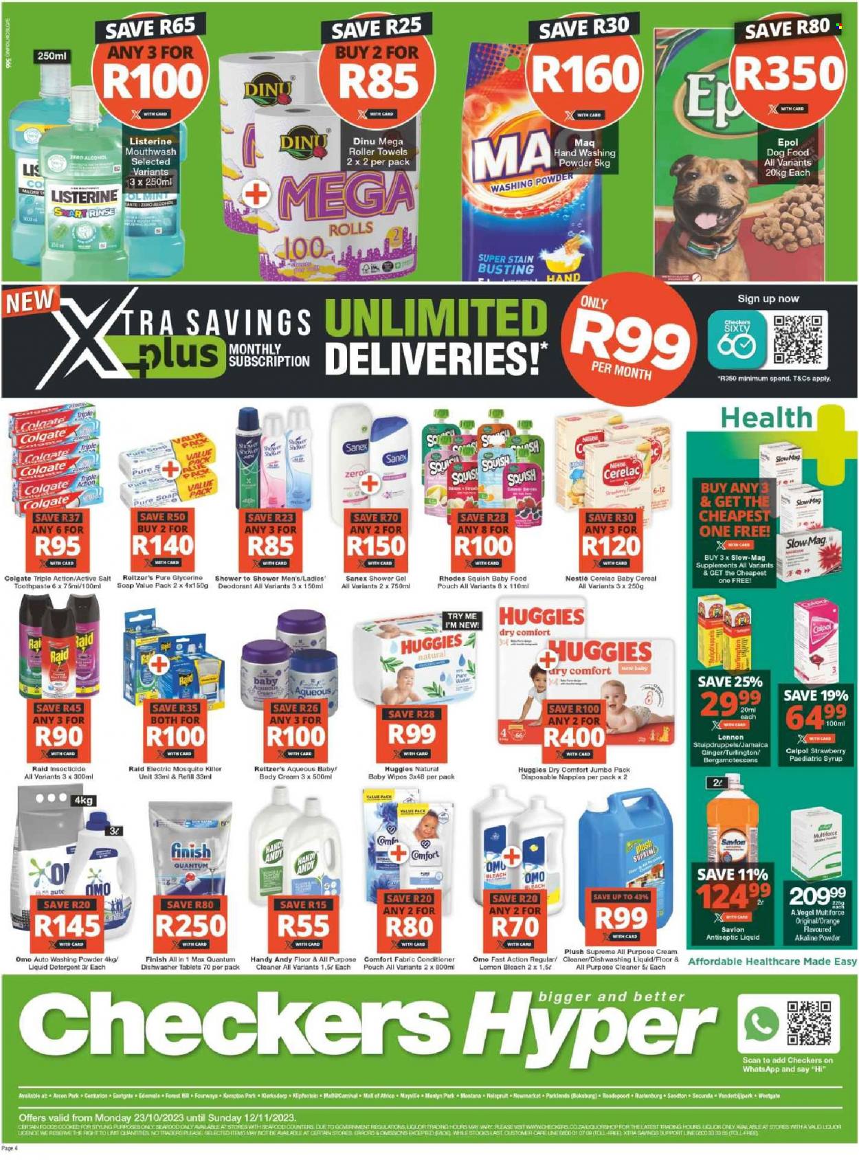 Checkers specials - 23/10/2023 - 12/11/2023. Page 4