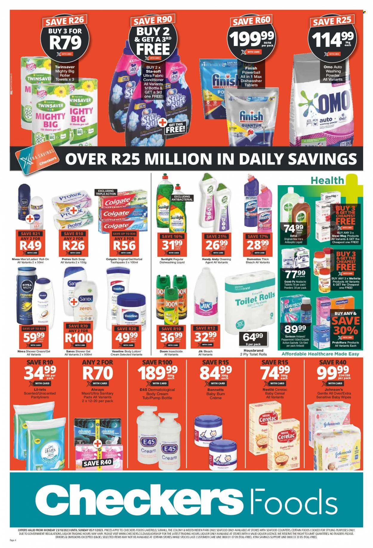 Checkers specials - 23/10/2023 - 05/11/2023. Page 4