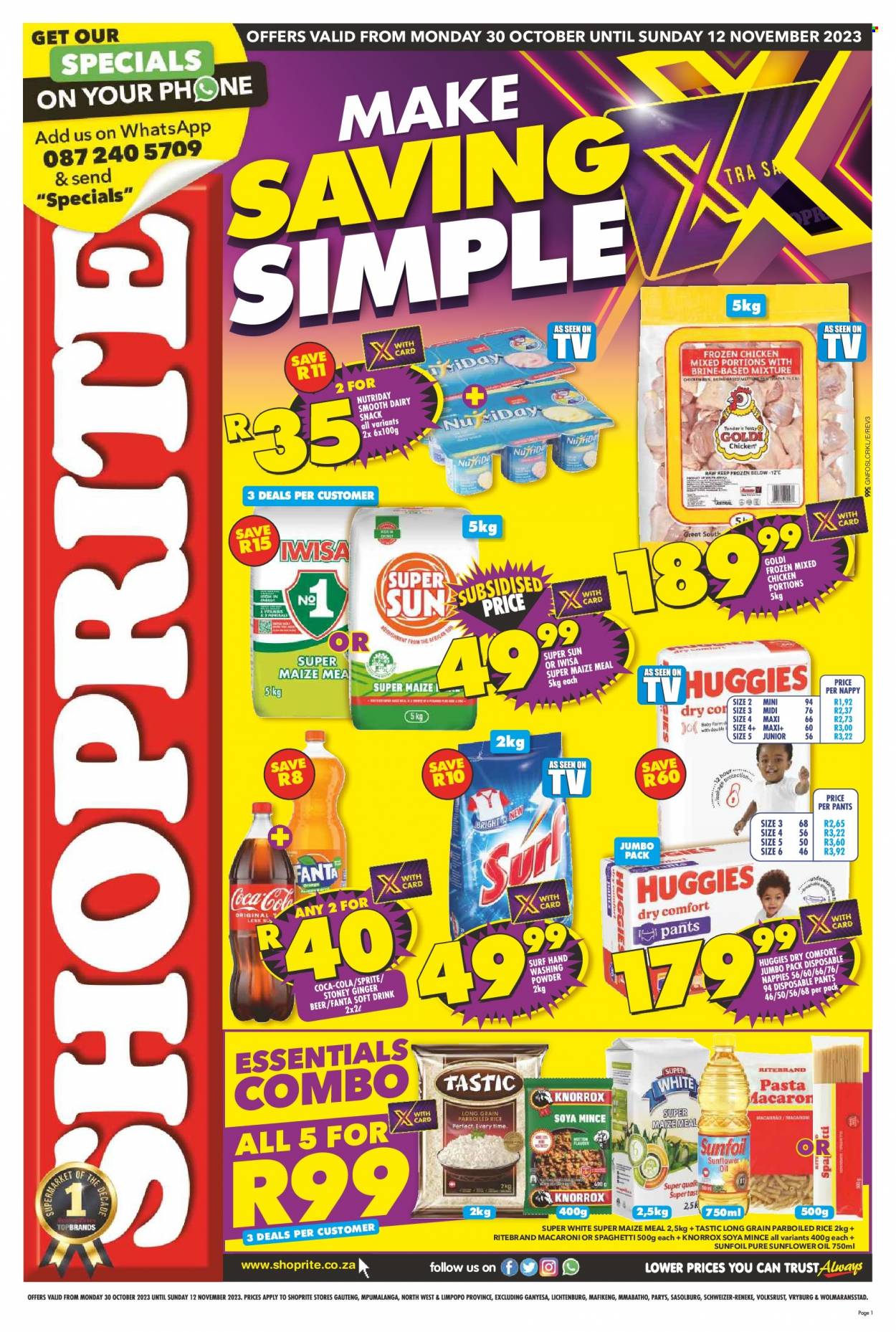 Shoprite specials - 23/10/2023 - 12/11/2023. Page 1