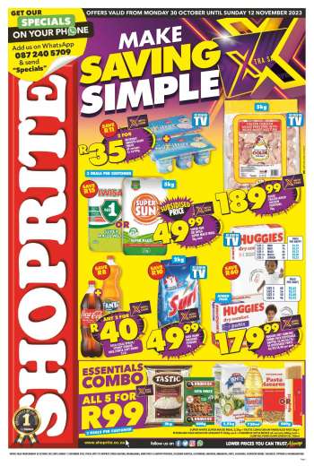 Shoprite catalogue  - 23/10/2023 - 12/11/2023.