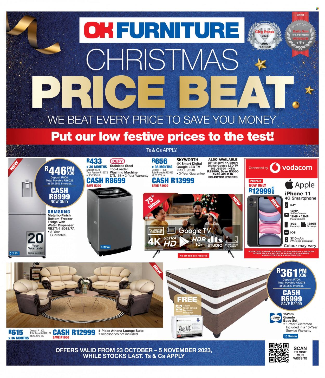 OK Furniture specials - 23/10/2023 - 05/11/2023. Page 1