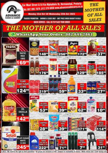 Advance Cash & Carry catalogue  - 23/10/2023 - 25/10/2023.