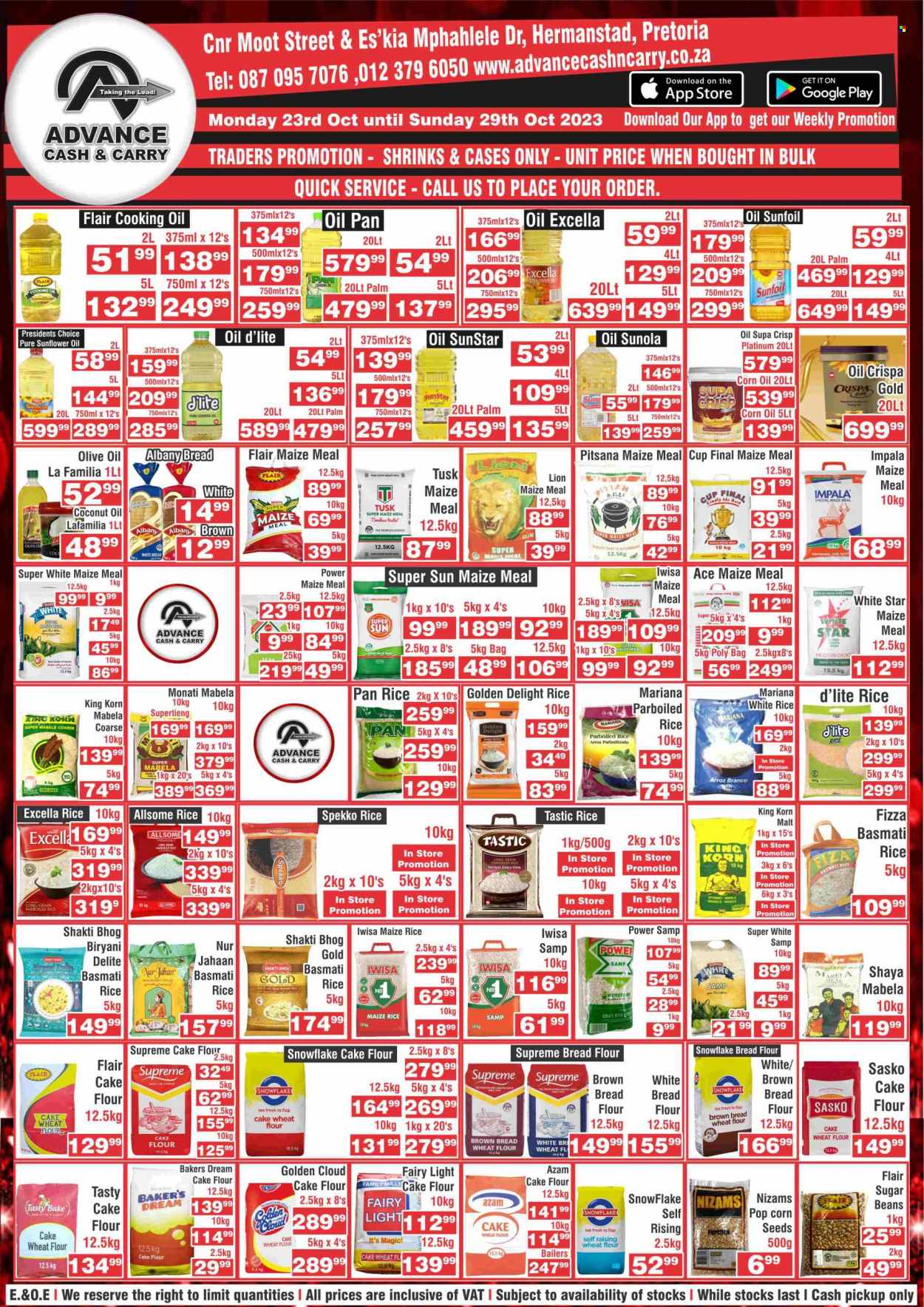 Advance Cash & Carry specials - 23/10/2023 - 29/10/2023. Page 1