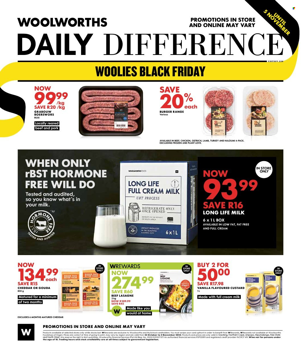 Woolworths specials - 23/10/2023 - 05/11/2023. Page 12