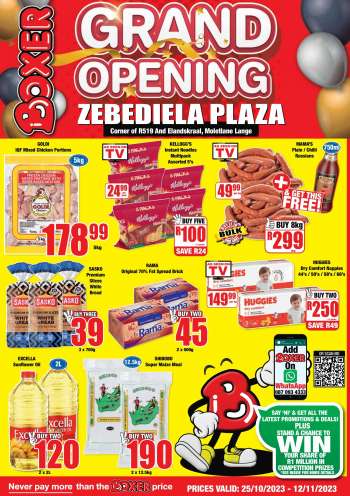 Boxer catalogue  - 25/10/2023 - 12/11/2023.