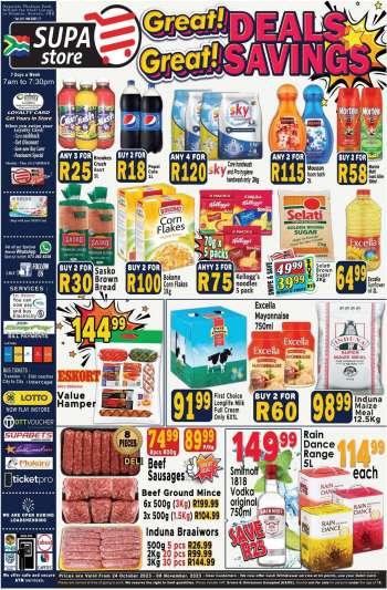 Supa Store catalogue  - 24/10/2023 - 08/11/2023.