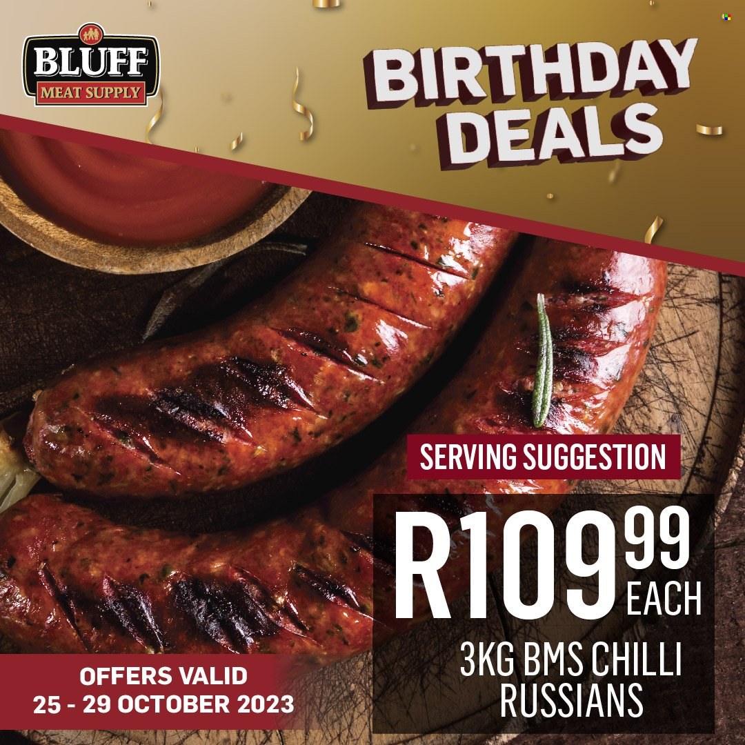 Bluff Meat Supply specials - 25/10/2023 - 29/10/2023. Page 4