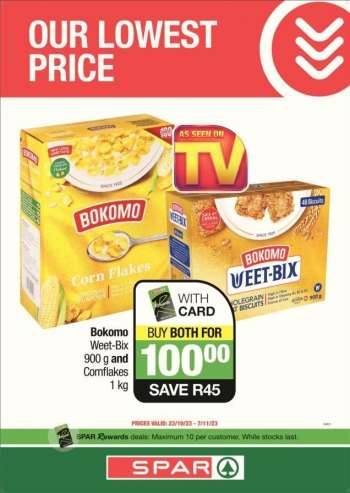 SPAR catalogue  - 23/10/2023 - 07/11/2023.
