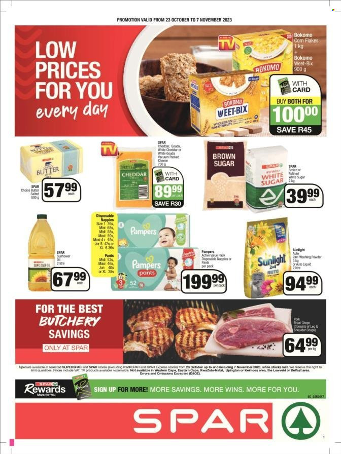 SPAR specials - 23/10/2023 - 07/11/2023. Page 1