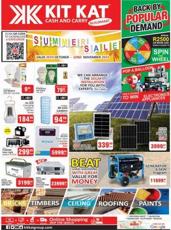 Kit Kat Cash & Carry catalogue  - 26/10/2023 - 22/11/2023.