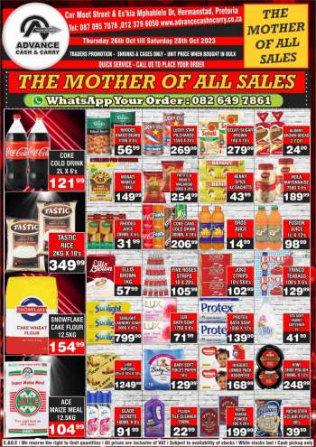 Advance Cash & Carry catalogue  - 26/10/2023 - 28/10/2023.
