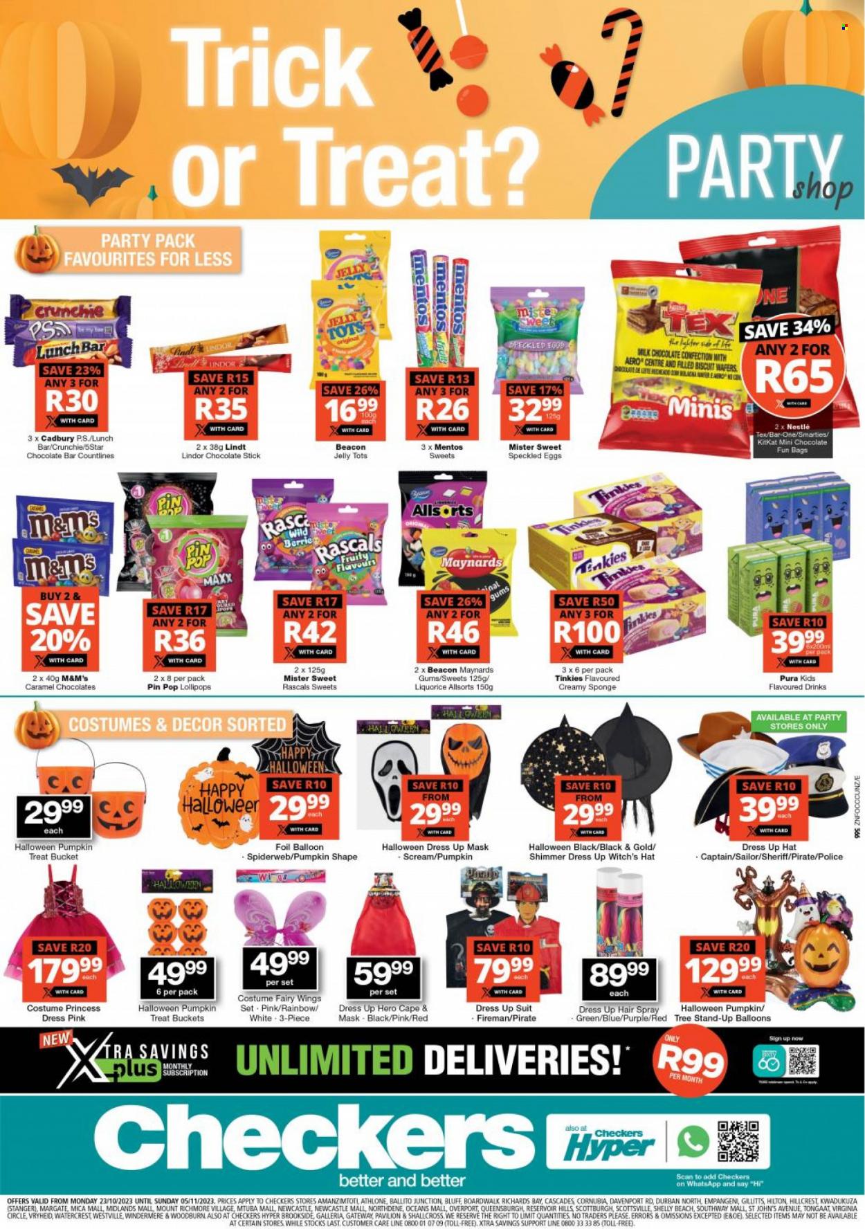 Checkers specials - 23/10/2023 - 05/11/2023. Page 1