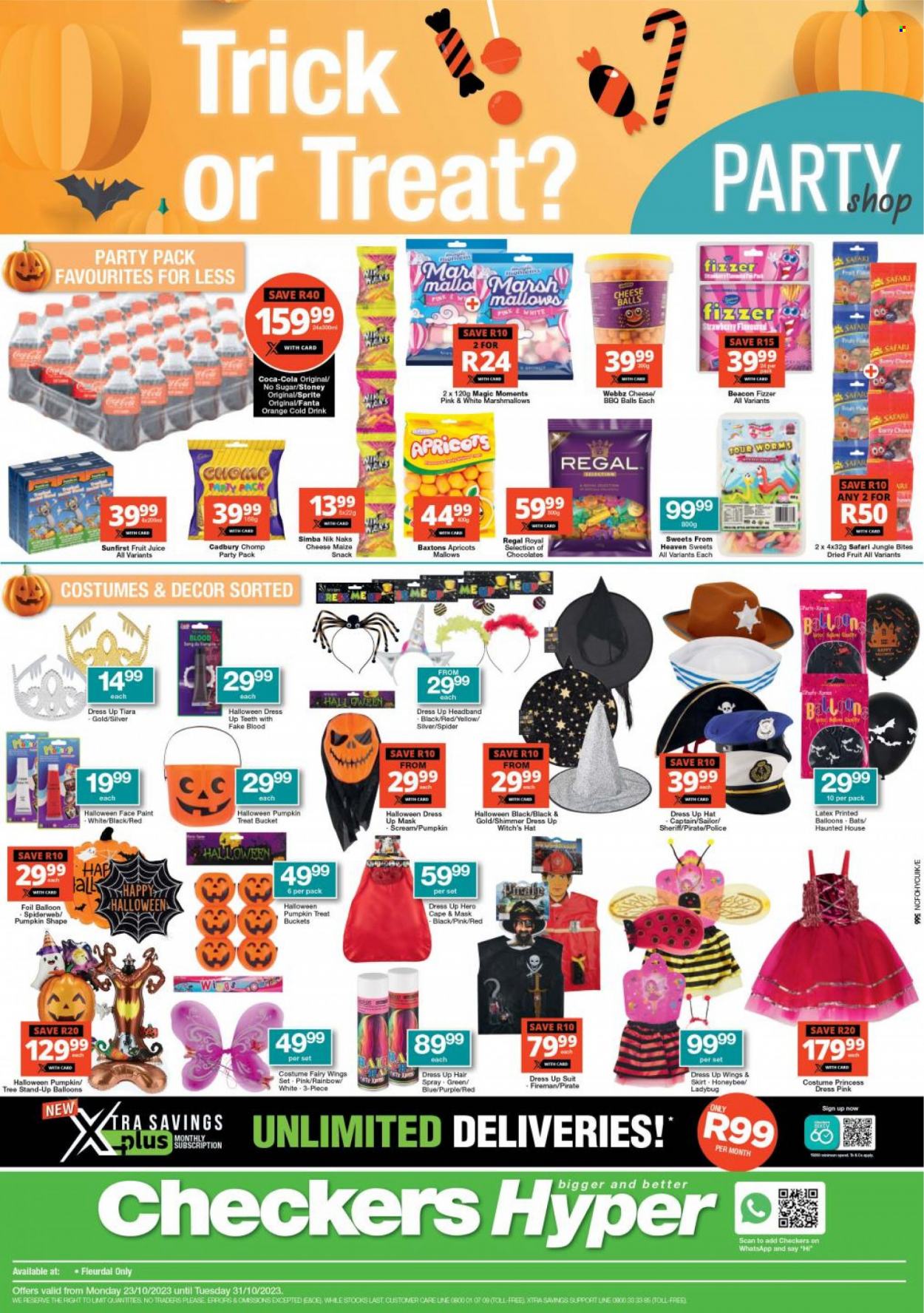Checkers specials - 23/10/2023 - 31/10/2023. Page 1