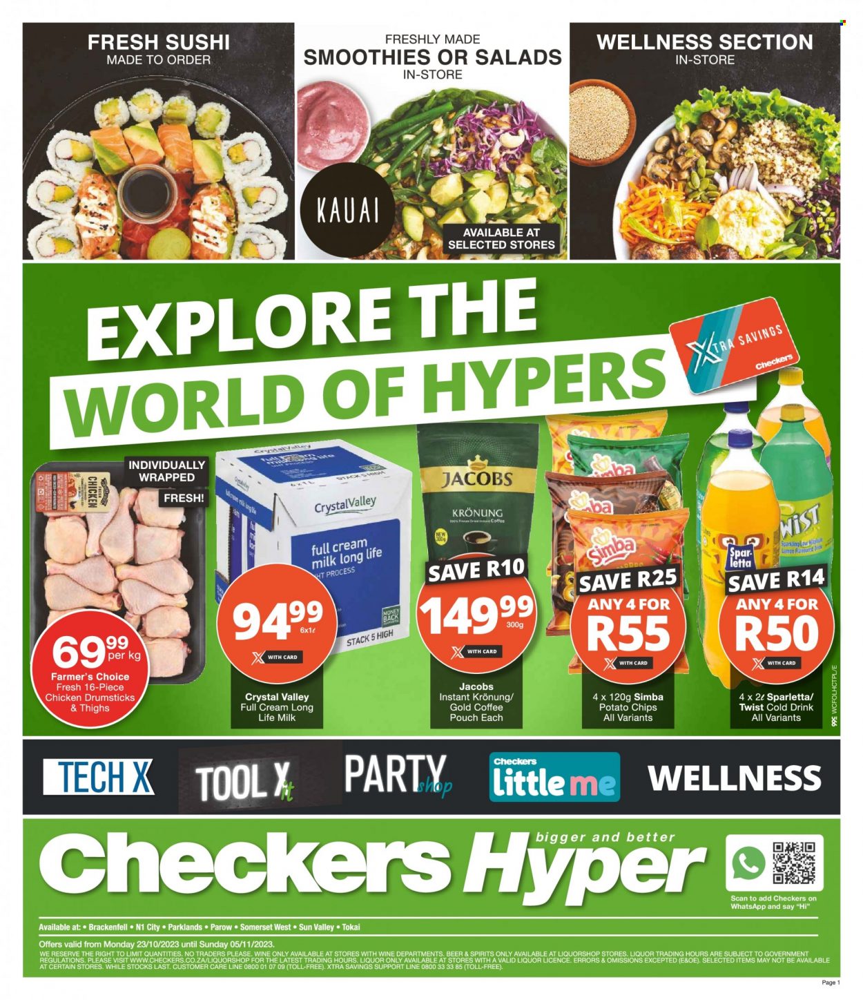 Checkers specials - 23/10/2023 - 05/11/2023. Page 1