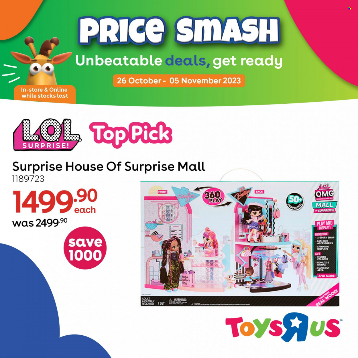 Toys R Us specials - 26/10/2023 - 05/11/2023. Page 11